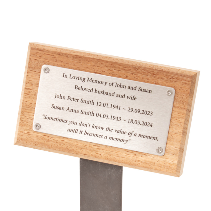 Stainless Garden Plaque - Image 2