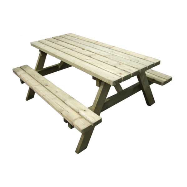 Timber A Frame Picnic Table | Earth-Anchors